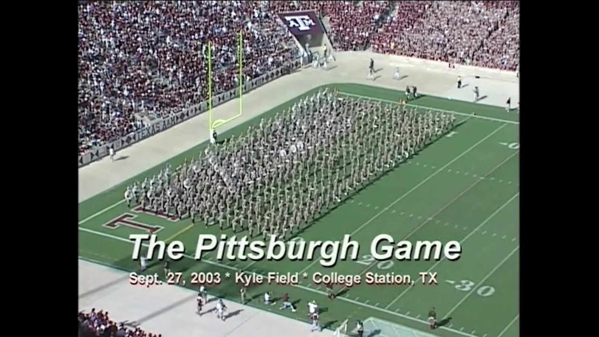 2003 TAMU vs Pitt Halftime Drill