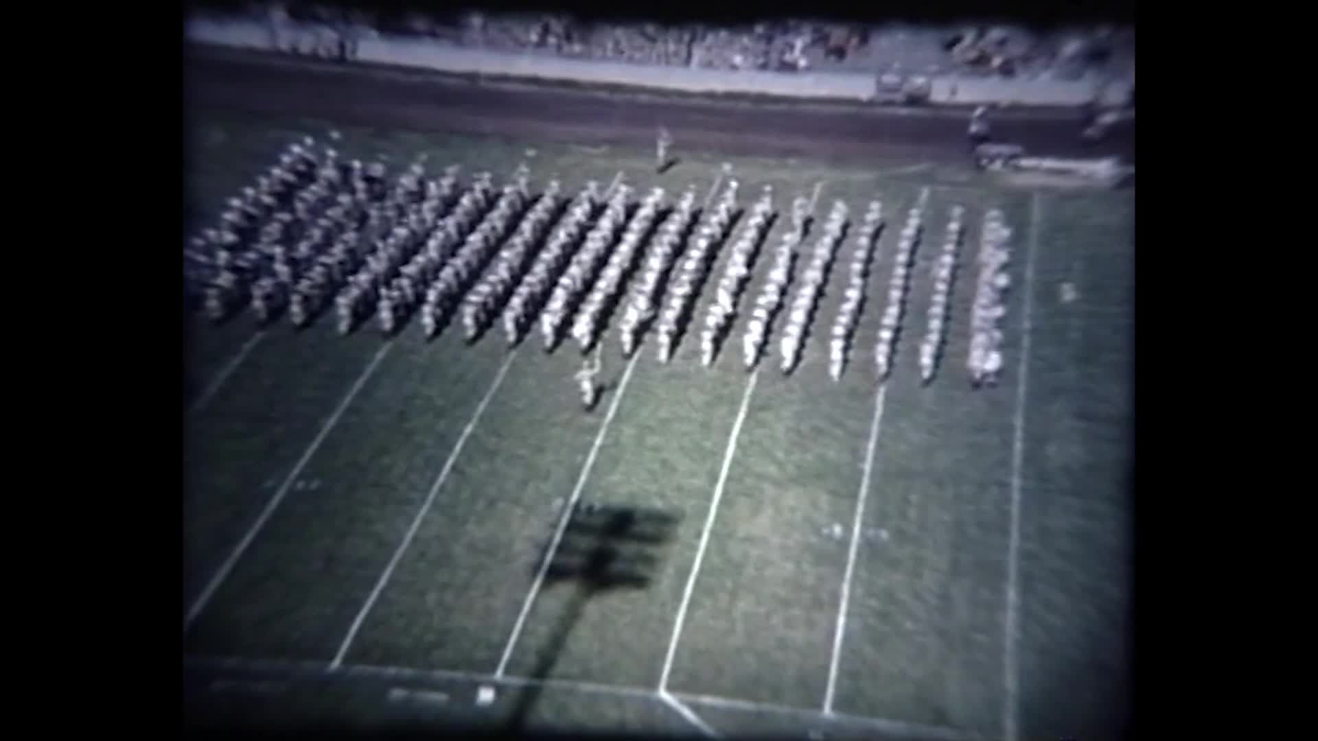 1954 TAMU vs TCU Halftime Drill