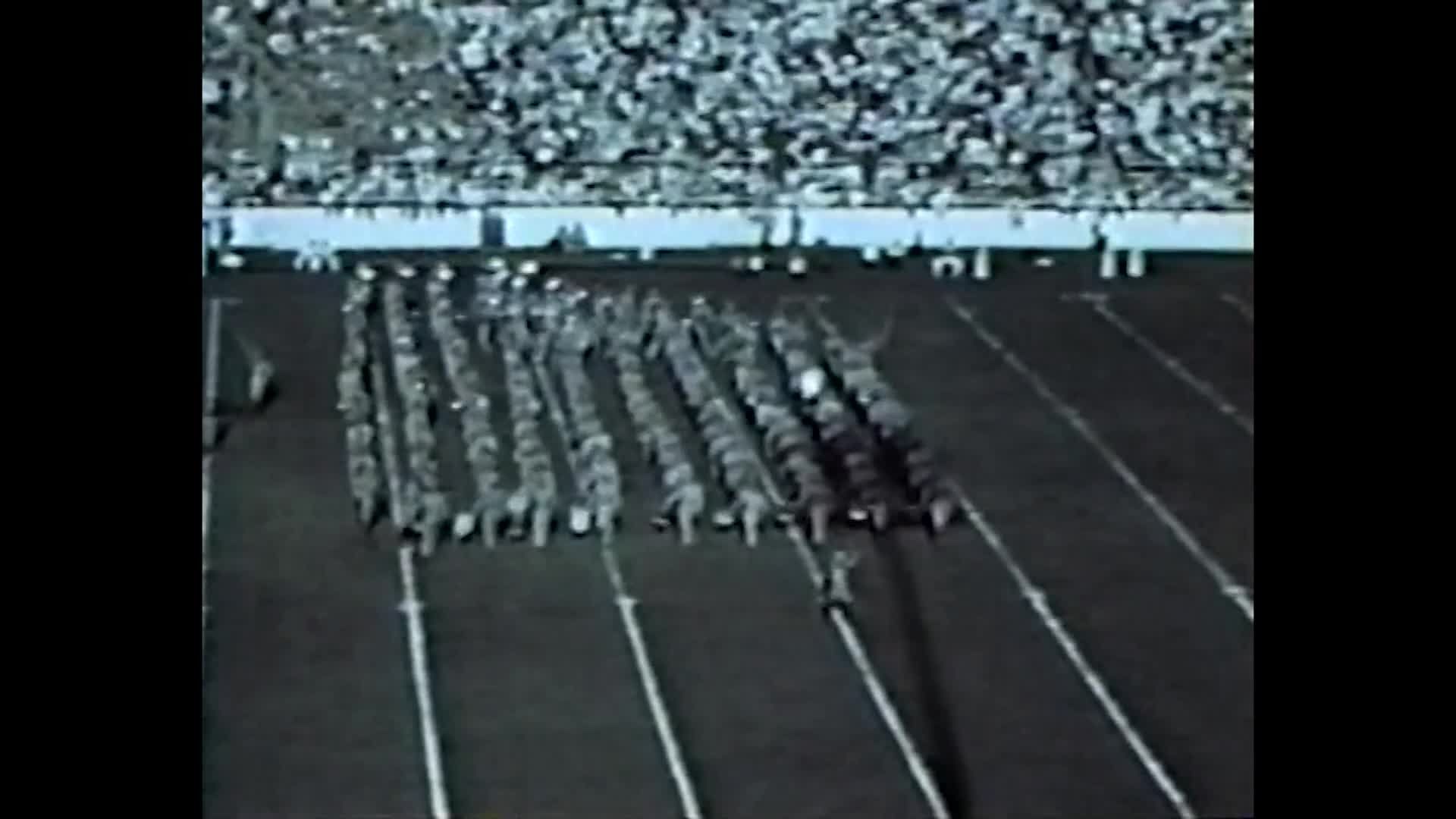 1949 TAMU vs TCU Halftime Drill