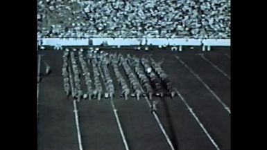 1949 TAMU vs TCU Halftime Drill