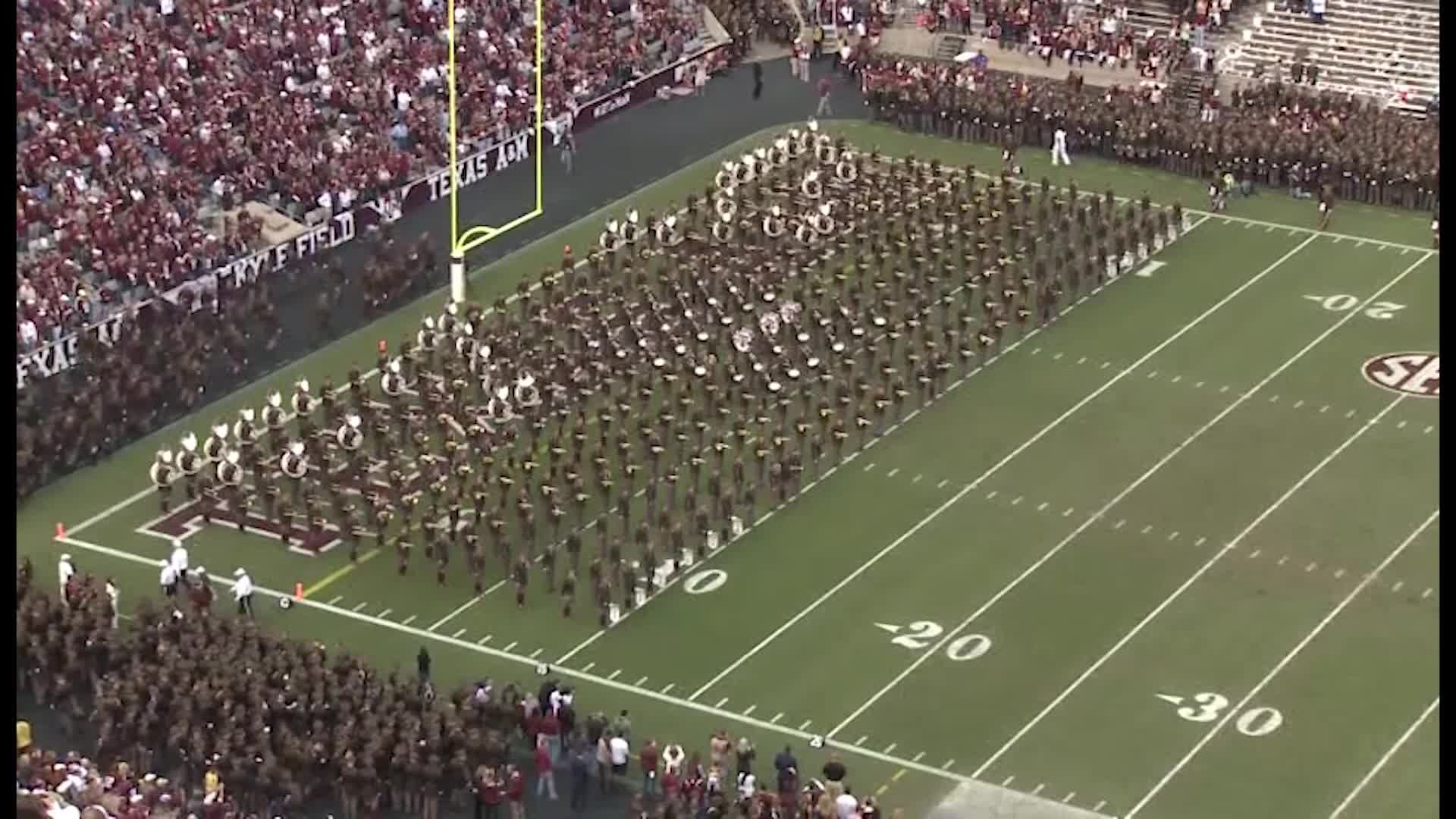 2013 TAMU vs Miss State Halftime Drill