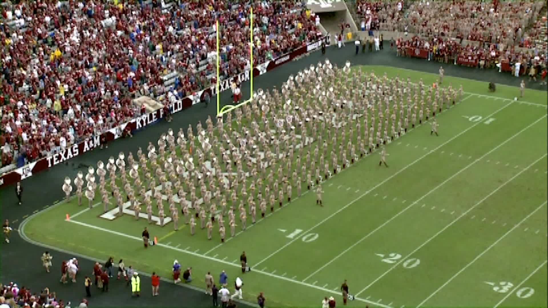 2012 TAMU vs Arkansas Halftime Drill