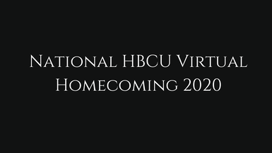 National HBCU Virtual Homecoming 2020