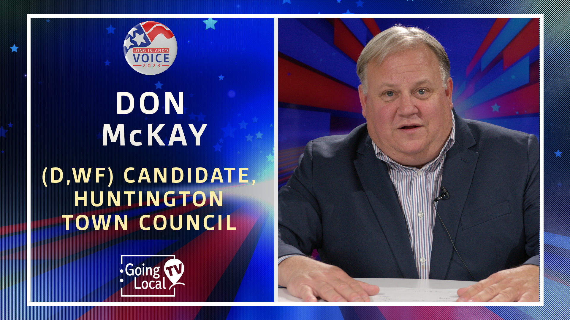 Don McKay (D, WF) - Candidate, Huntington Town Council