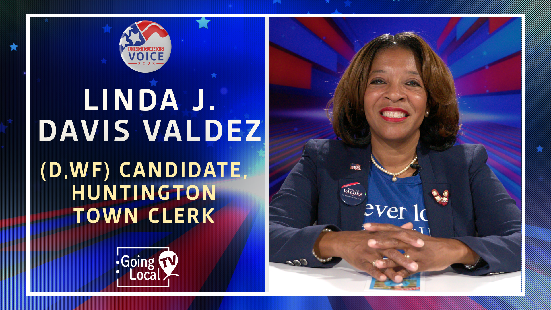 Linda J. Davis Valdez (D,WF) - Candidate, Huntington Town Clerk