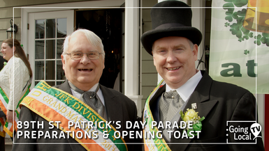 89th St. Patrick's Day Parade Preparations and Opening Toast