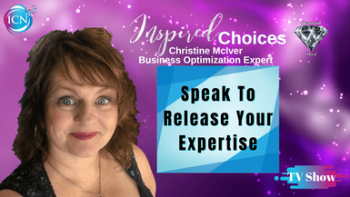 Speak To Release Your Expertise - Christine McIver