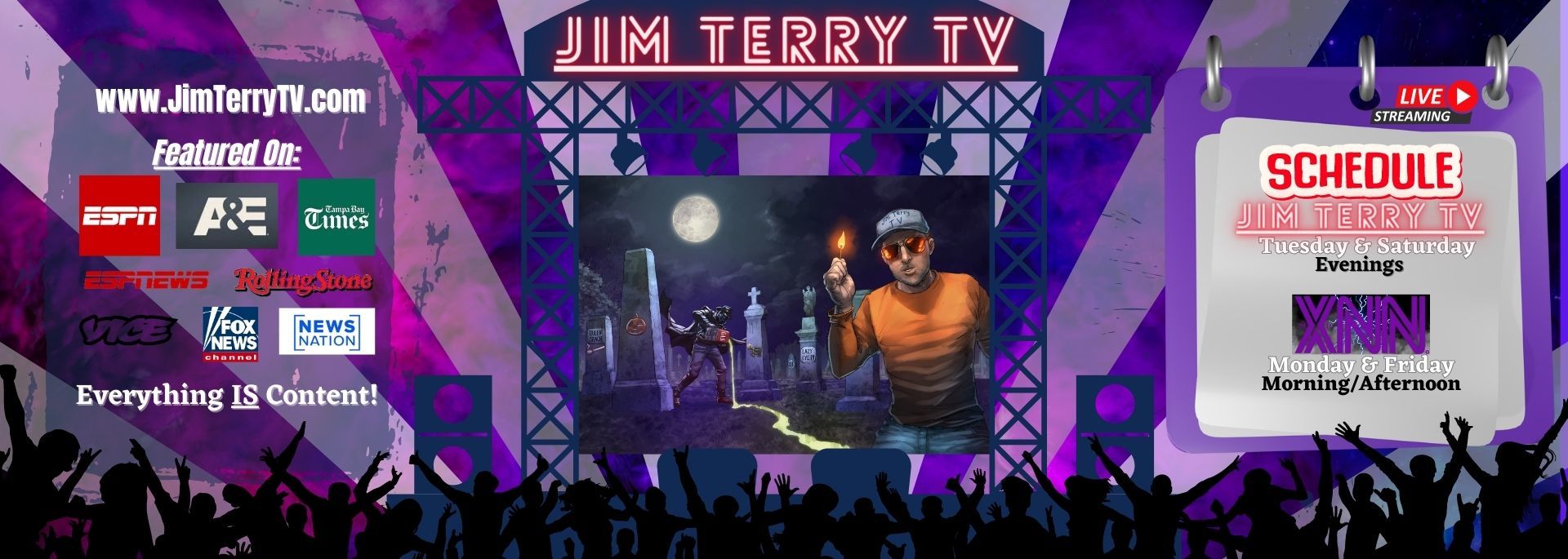 Jim Terry TV on YouTube channel