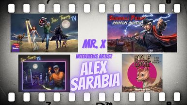 Mr. X interviews artist Alex Sarabia