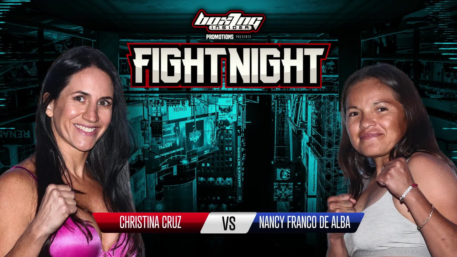 Christina Cruz Vs Nancy Franco