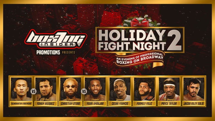 December 16 - Holiday Fight Night 2 LIVE - Presented By BoxingInsider in Times Square