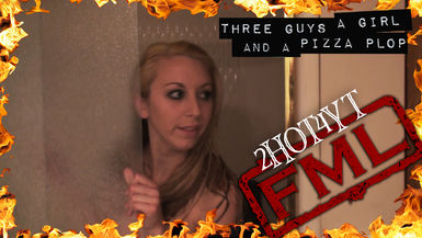 Three Guys, A Girl and A Pizza Plop 