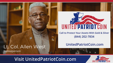 Ad-United Patriot Coin - Allen West spokesperson