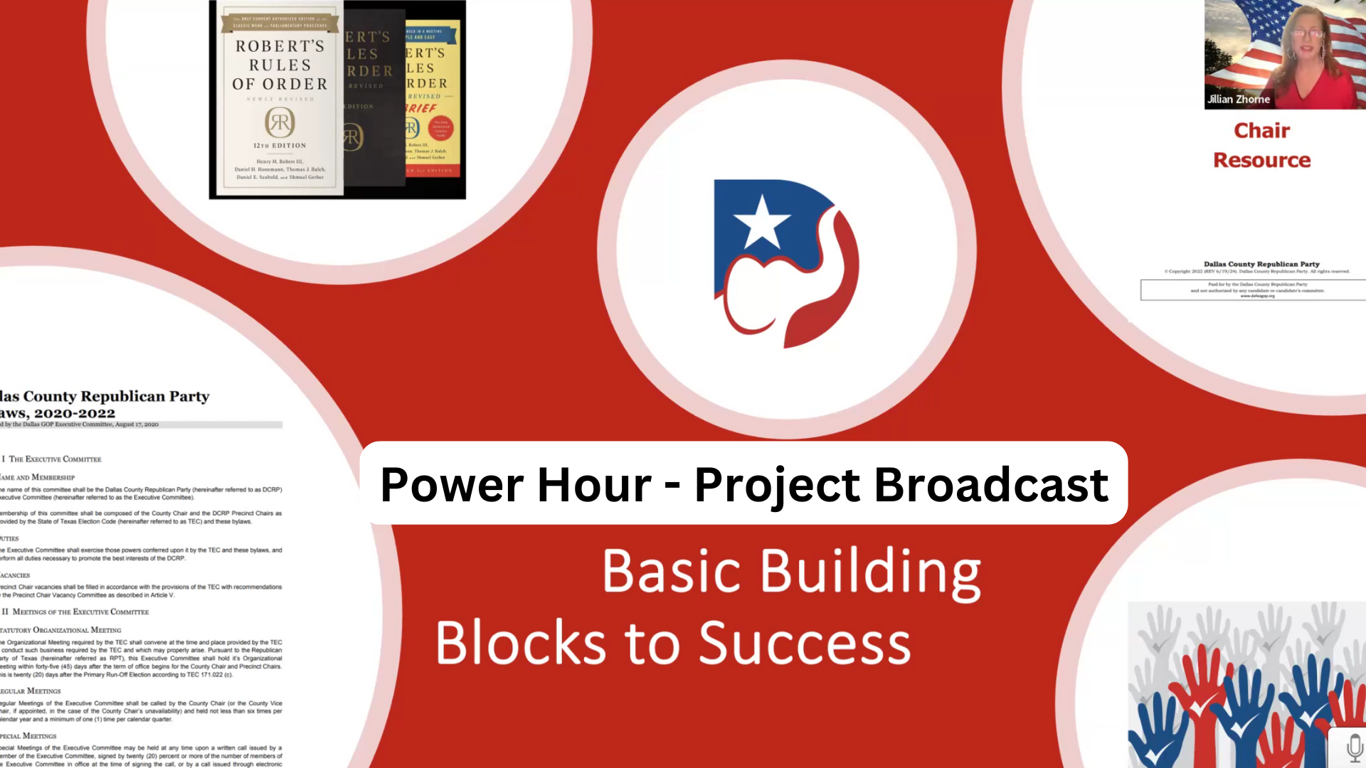 DCRP2- Project Broadcast, Power Hour - Precinct Chair Training