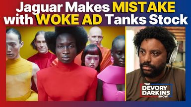 DDS033-Jaguar Make STUPID Mistake with WOKE AD as Stock NOSE DIVES - The DeVory Darkins Show