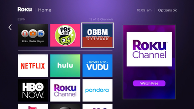 Ad-V2-OBBM Network TV App Now Available on Roku!