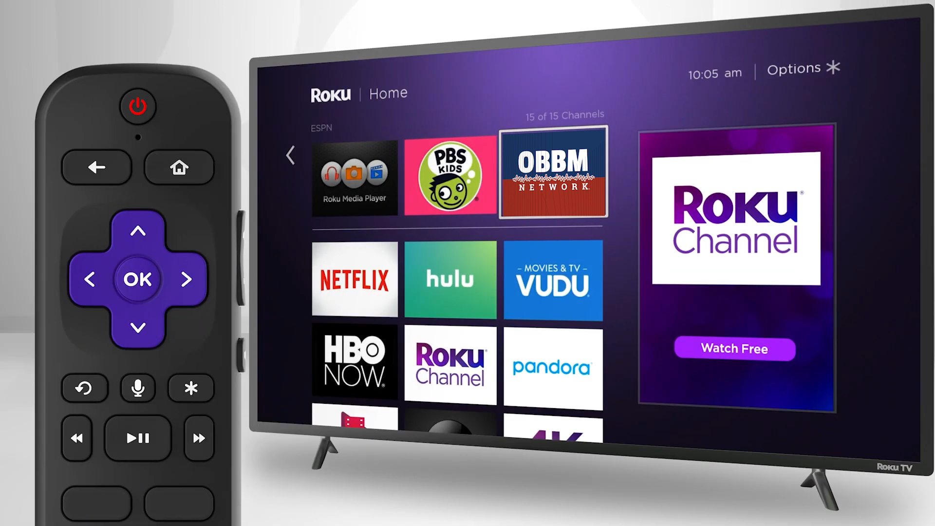 Ad-V1-OBBM Network TV App Now Available on Roku!