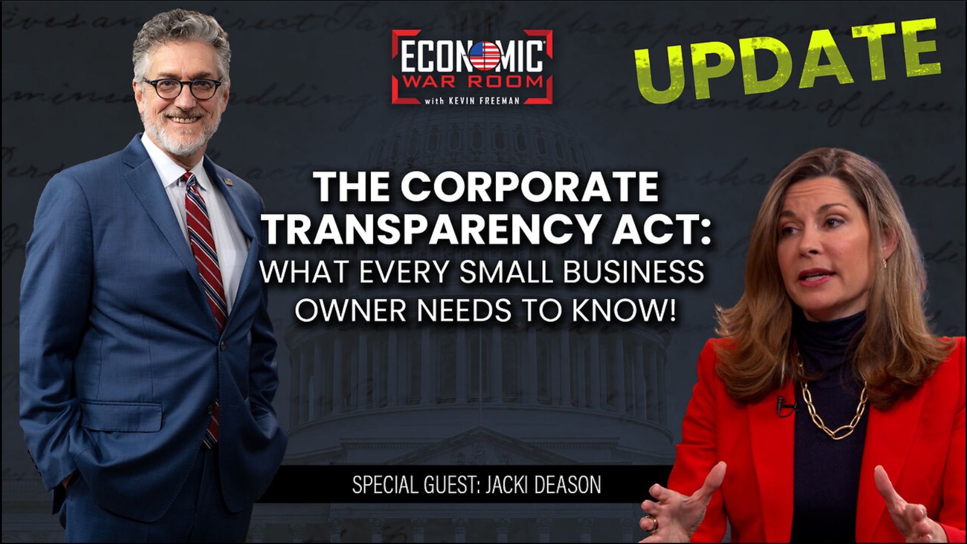 EWR324-What Every Small Business Owner Needs to Know! with Guest Jacki Deason - Economic War Room