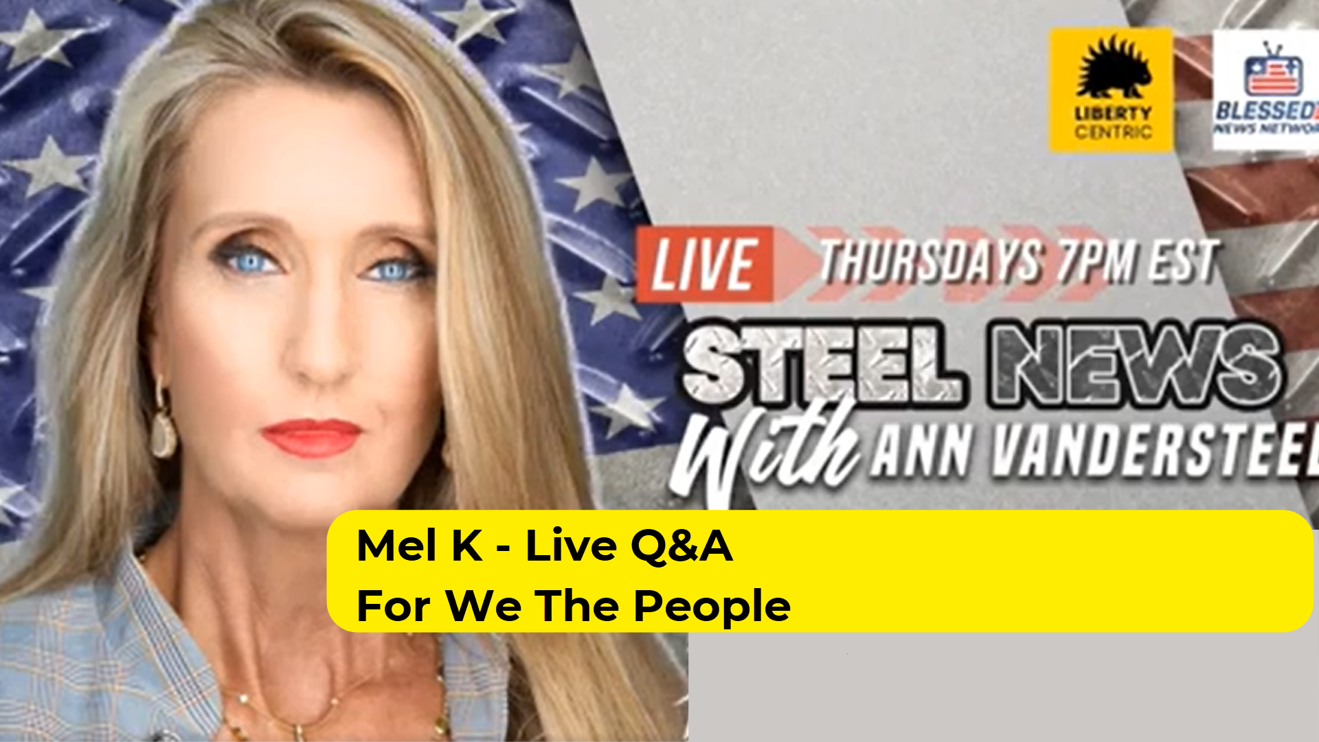 RN140-Steel News - Mel K & Ann Vandersteel - Live Q&A For We The People