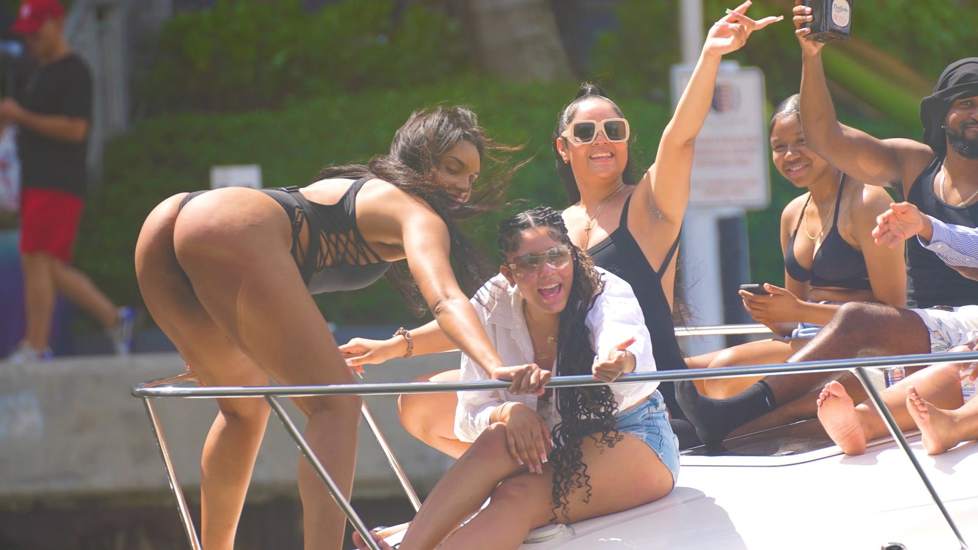 Dancing Delight: Ass Up, Head Down, Pure Joy on the Yacht! 🕺💫🛥️