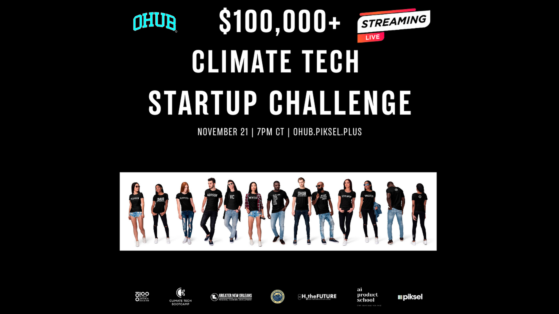 $100,000+ Climate Tech Startup Challenge